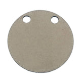 MDF Pendant Bases (2 Pieces) Round 63x2 MM For DIY Jewellery Making Painting Crafts Decoration [jefs-pndt-gnrl-00127-m10]