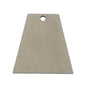 MDF Pendant Bases (4 Pieces) Trapezium 43x40x2 MM For DIY Jewellery Making Painting Crafts Decoration [jefs-pndt-gnrl-00127-m4]