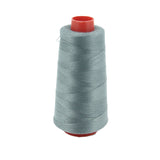 Spun Polyester Threads 3-Ply Grey (1 Roll x 2000 Meters) For Making Bag Sofa Seat Covers Upholstery And Utilitiy Accessories [jefs-stringlace-00006-m15]