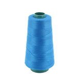 Spun Polyester Threads 3-Ply Blue (1 Roll x 2000 Meters) For Making Bag Sofa Seat Covers Upholstery And Utilitiy Accessories [jefs-stringlace-00006-m16]