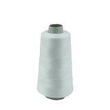 Spun Polyester Threads 3-Ply White (1 Roll x 2000 Meters) For Making Bag Sofa Seat Covers Upholstery And Utilitiy Accessories [jefs-stringlace-00006-m17]