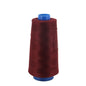 Spun Polyester Threads 3-Ply Dark Maroon (1 Roll x 2000 Meters) For Making Bag Sofa Seat Covers Upholstery And Utilitiy Accessories [jefs-stringlace-00006-m8]