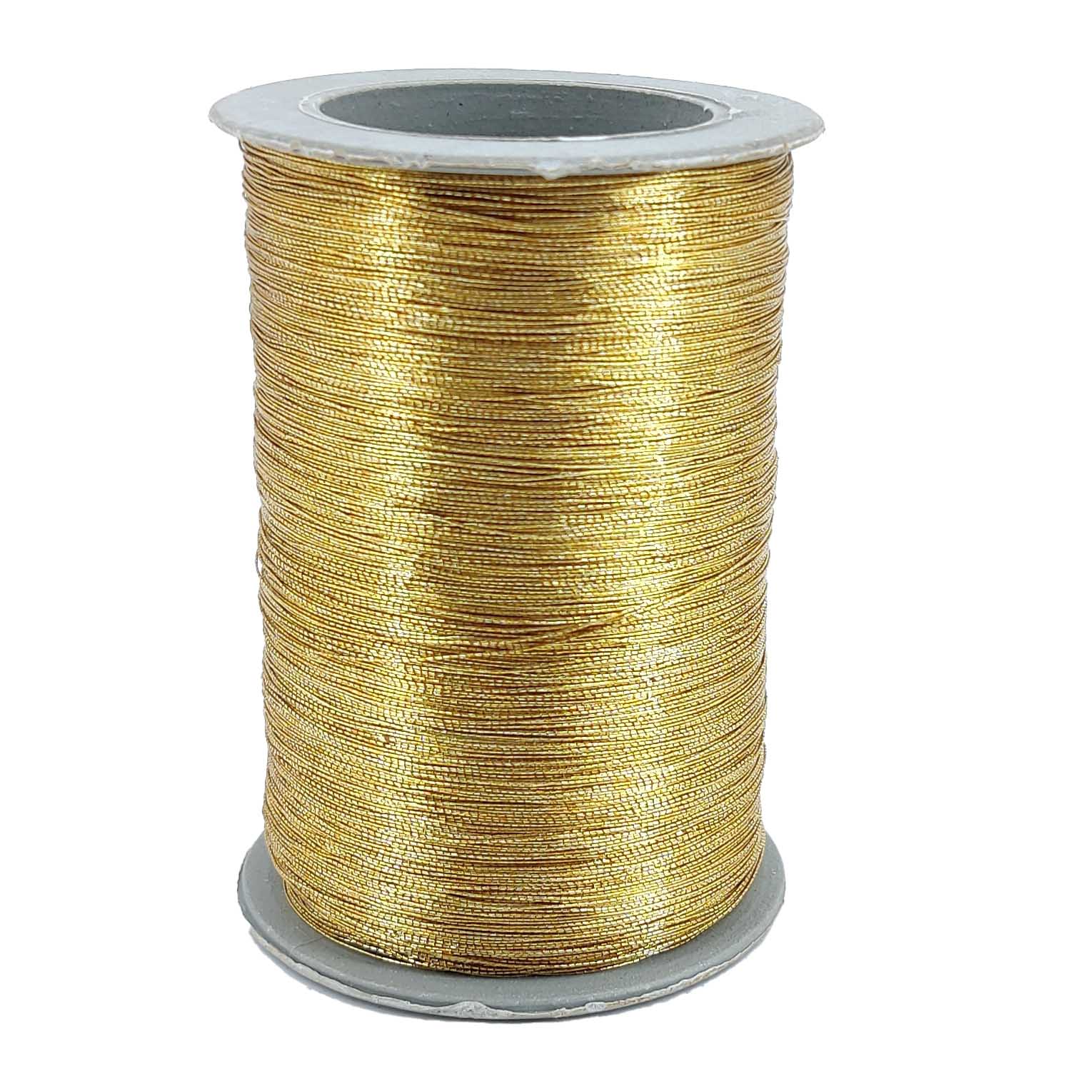 Zari Metallic Threads 0.1 MM For Aari Work Embroidery Sewing Garment Needlework Crafts