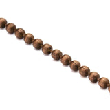 Jewellery Making Brass Ball Chains 1.5mm Ball Antique Copper Color (Pack of 3 metres) [jefs-stringlace-00307-m4]