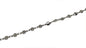 Jewellery Making Necklace Chains Tarnish Resistant Stainless Steel 5mm Flower Silver Color (Sold as 1 metre) [jefs-stringlace-00395-m4]