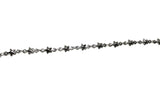 Jewellery Making Necklace Chains Tarnish Resistant Stainless Steel 4x3x0.8xmm Star Silver Color (Sold as 1 metre) [jefs-stringlace-00395-m8]