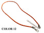 Fashion Jewellery Making Braided Synthetic Leather Cords 3mm 17inch Cord [jefs-stringlace-00456]