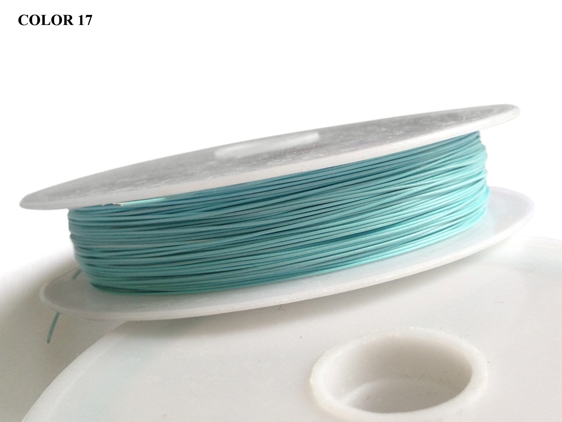 Jewellery Making Coated Steel Tiger Tail Beading Gear Wire 0.45mm Cord [jefs-stringlace-00480]