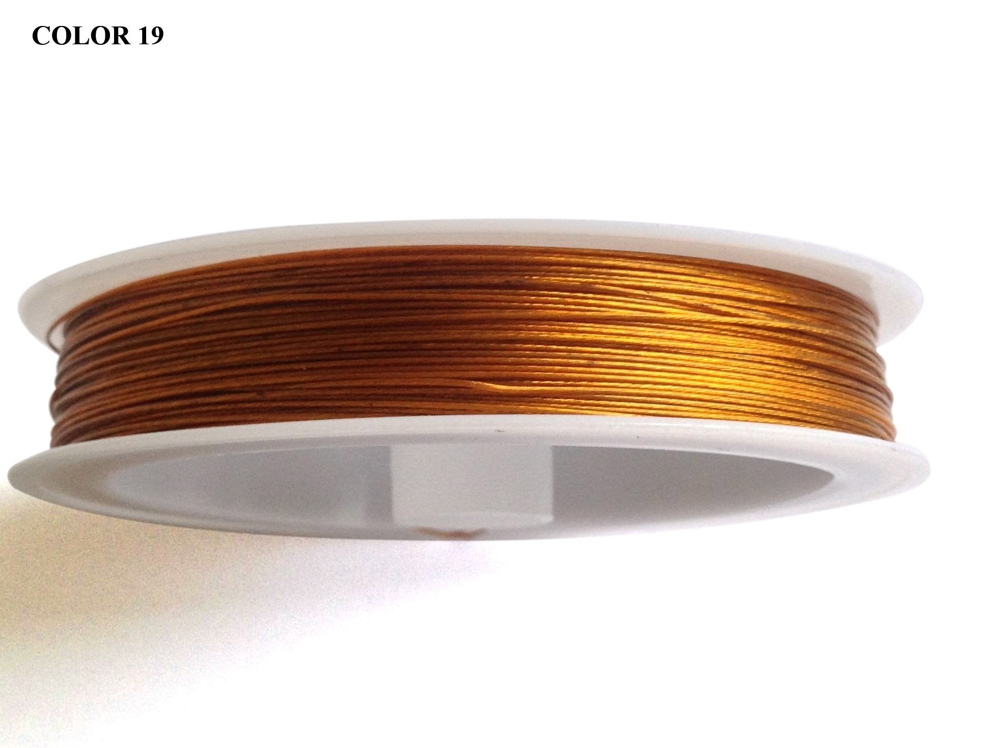 Jewellery Making Coated Steel Tiger Tail Beading Gear Wire 0.45mm Cord [jefs-stringlace-00480]
