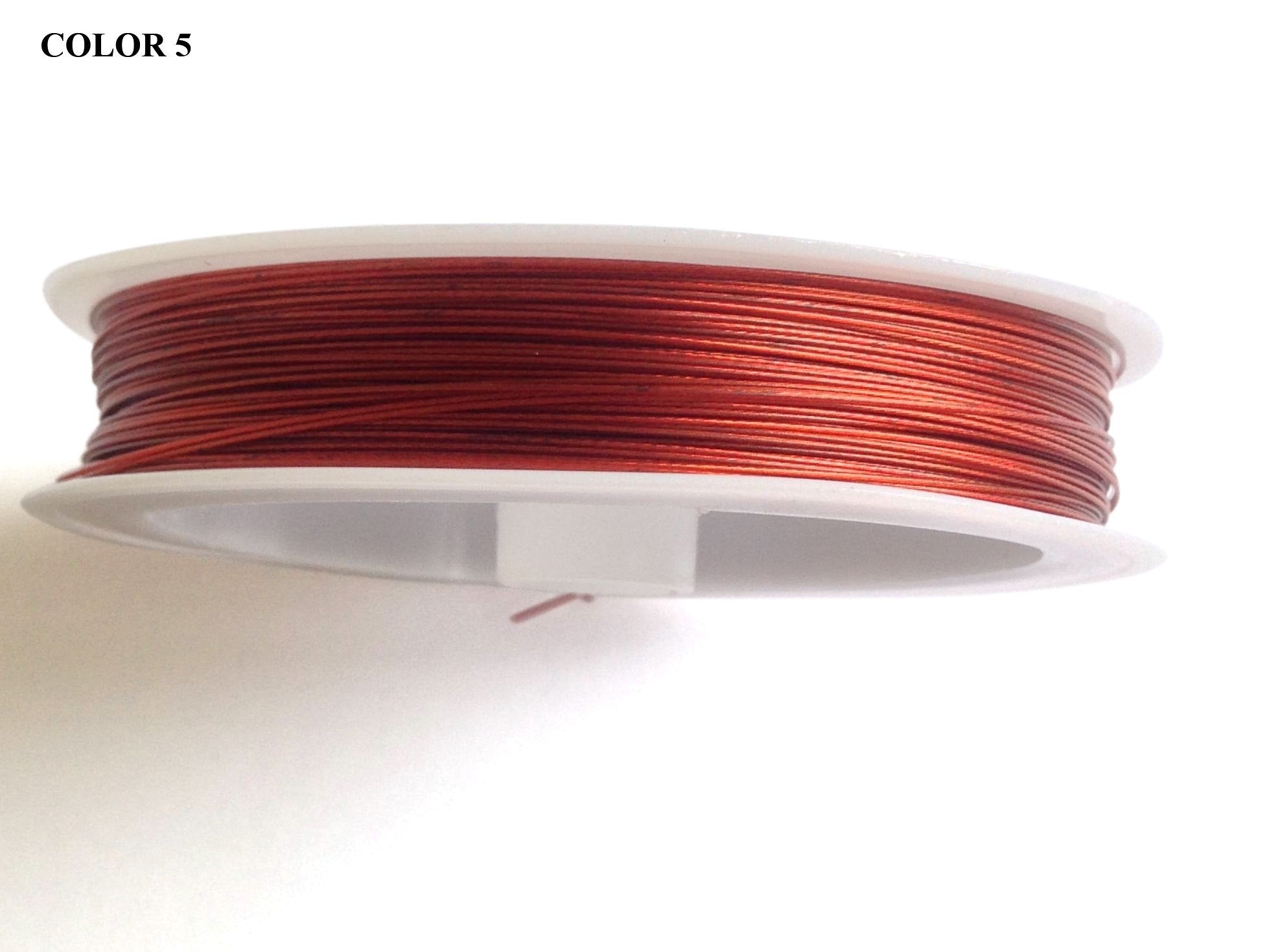 Jewellery Making Coated Steel Tiger Tail Beading Gear Wire 0.45mm Cord [jefs-stringlace-00480]