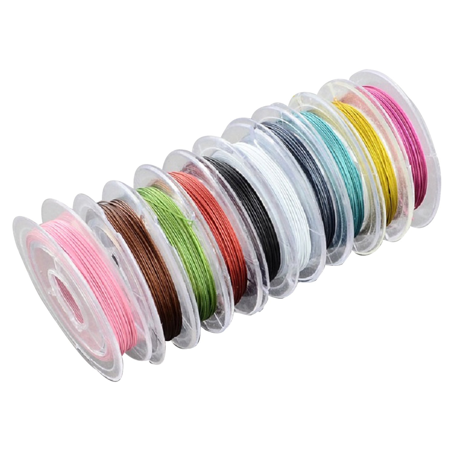 Jewellery Making Coated Steel Tiger Tail Beading Gear Wire 0.45mm Cord [jefs-stringlace-00481]