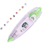Plastic Sticker Correction Adhesive Tape Dispenser Pen For Scrapbooking Gifting Decoration Multi-Color (Sold as 1 piece) [Type 2 -> Coffee & Beverage Printing] [jefs-tapedecrtve-00006-model2]