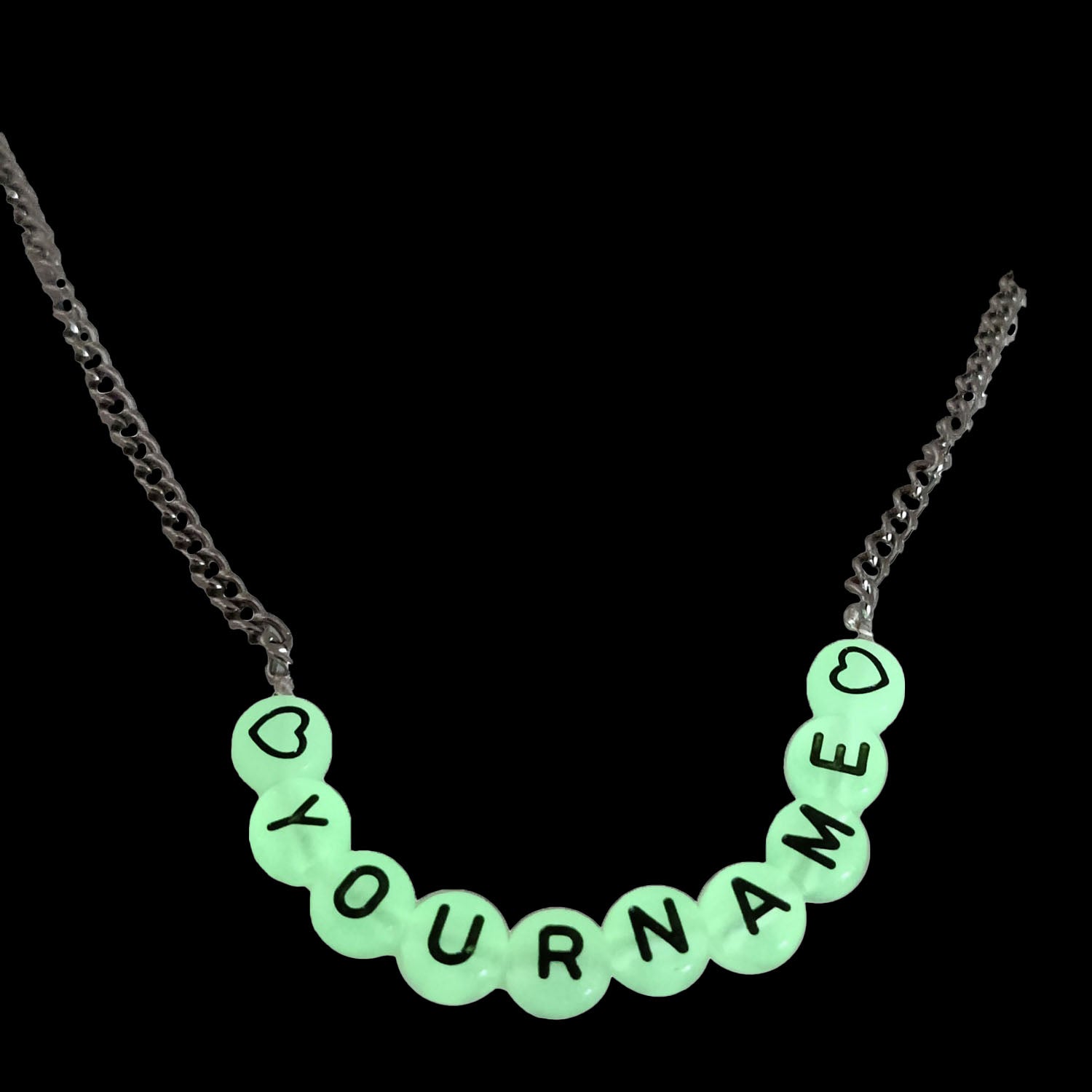 Personalized Name Customized Stainless Steel Chains For Kids Girls Women [jxq-jwlncknst-00015-m1]