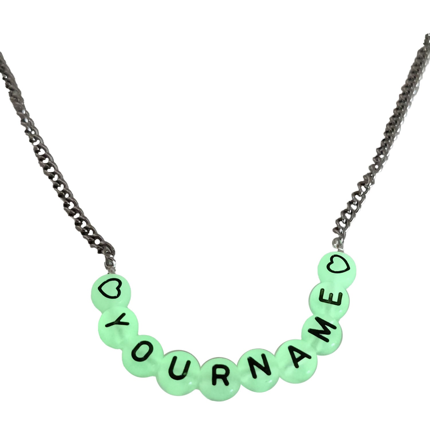 Personalized Name Customized Stainless Steel Chains For Kids Girls Women [jxq-jwlncknst-00015-m1]